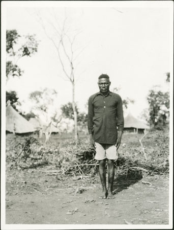 Portrait of a Zande man