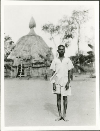 Portrait of a Zande youth