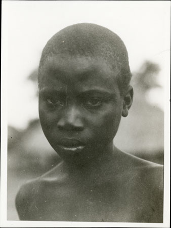 Portrait of a Zande boy