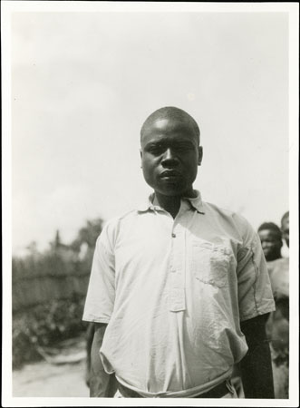 Portrait of a Zande youth