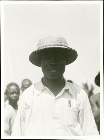 Portrait of a Zande youth