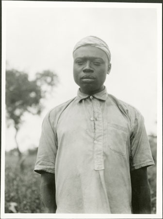 Portrait of a Zande youth