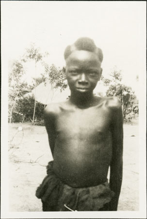 Portrait of a Zande boy