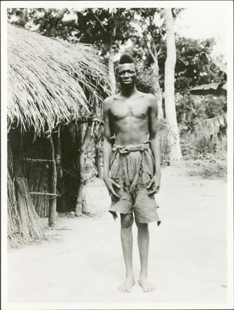 Portrait of a Zande youth