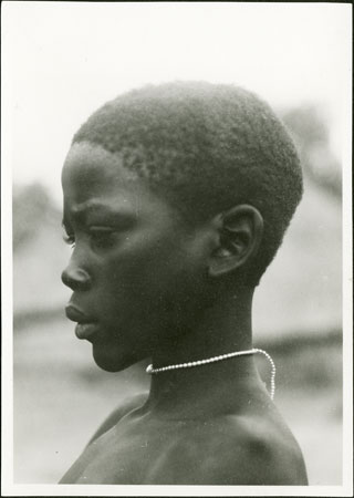 Portrait of a Zande boy