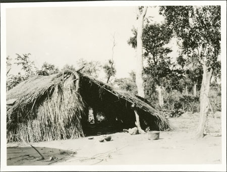 A shelter for a Zande feast