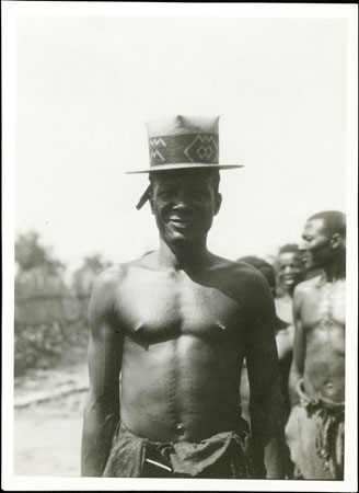 Portrait of a Zande man