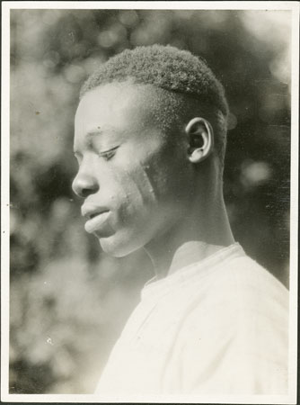 Portrait of a Zande man