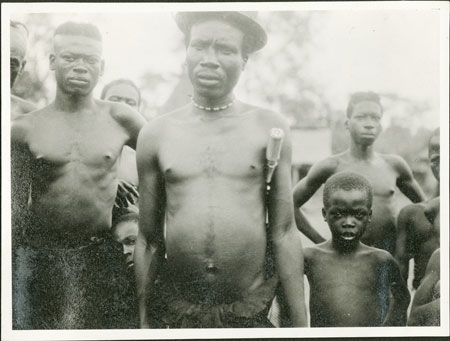 Group of Zande men