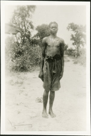 Portrait of a Zande youth