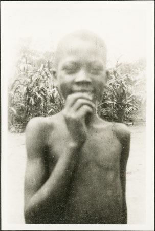 Portrait of a Zande boy