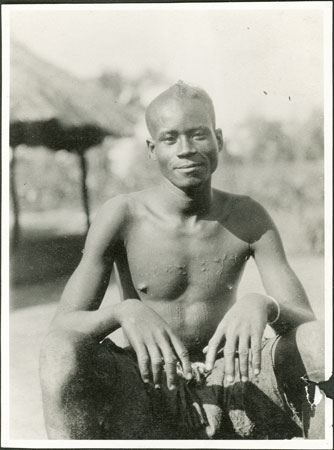 Portrait of a Zande man