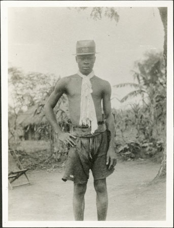 Portrait of a Zande prince's son