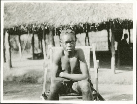 Portrait of a Zande youth