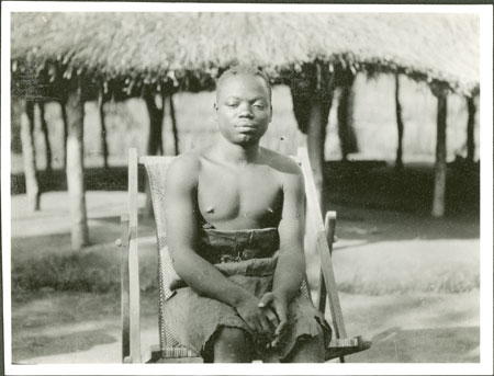 Portrait of a Zande youth