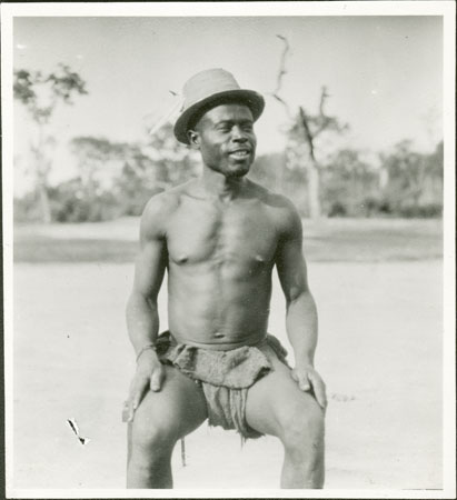 Portrait of a Zande man