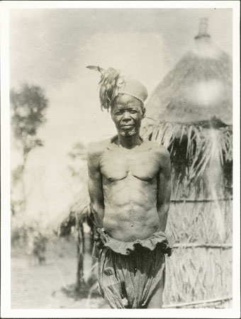 Portrait of a Zande man