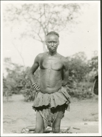 Portrait of a Zande man