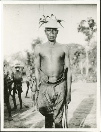 Portrait of a Zande man