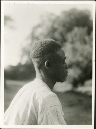 Portrait of a Zande man