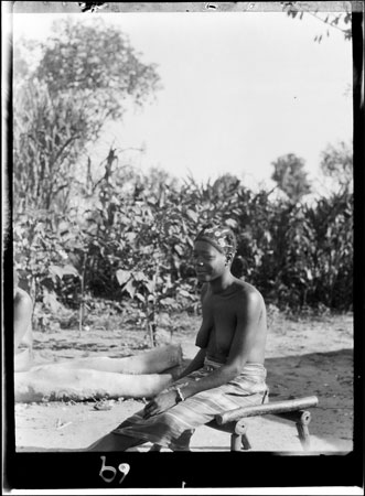 Portrait of a Zande woman