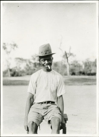 Portrait of a Zande man