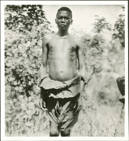 Portrait of a Zande chief