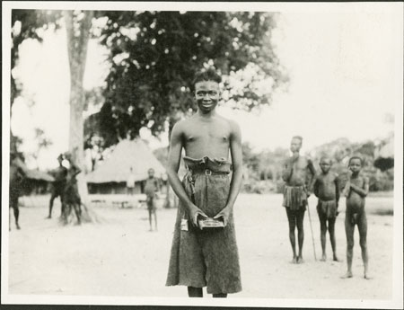 Portrait of a Zande chief