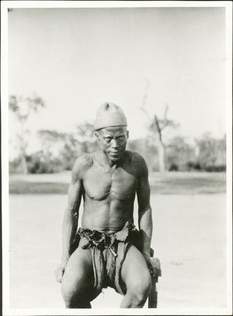 Portrait of a Zande man