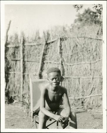 Portrait of a Zande prince's son