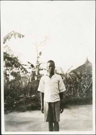 Portrait of a Zande youth