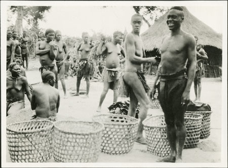 Zande baskets at feast