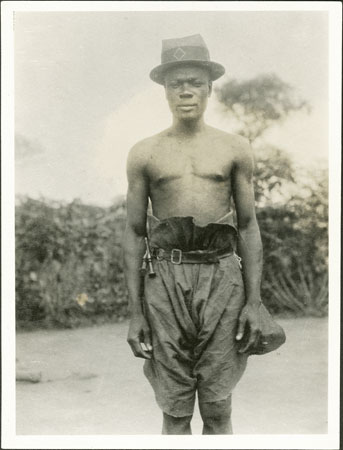 Portrait of a Zande chief