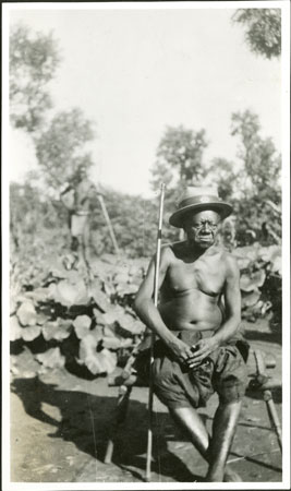 Portrait of a Zande man