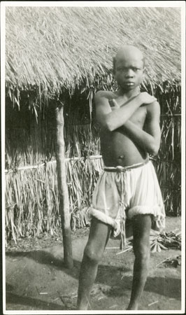 Portrait of a Zande prince's son