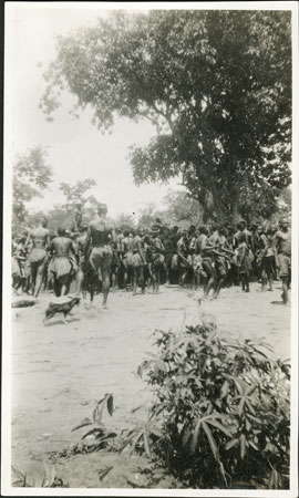 Zande male dancers