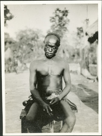 Portrait of a Zande man