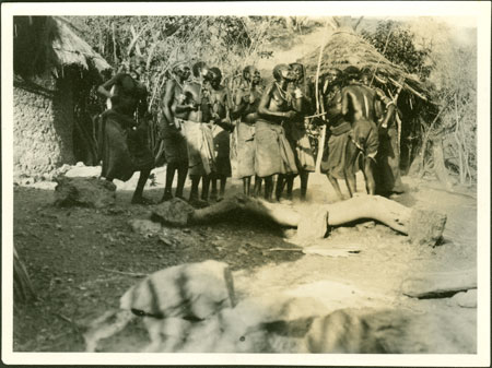 Ingessana ceremony for sick child