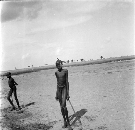 Portrait of Nuer youths