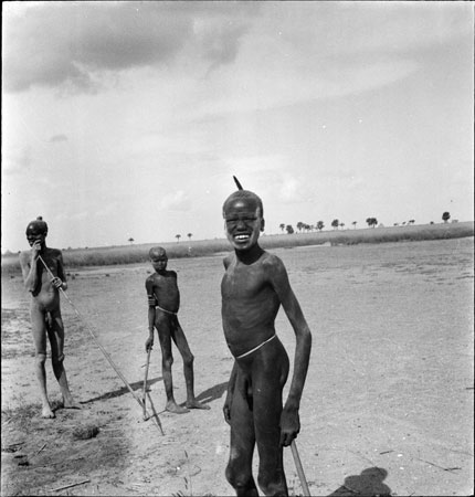 Portrait of Nuer youths