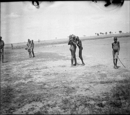 Portrait of Nuer youths