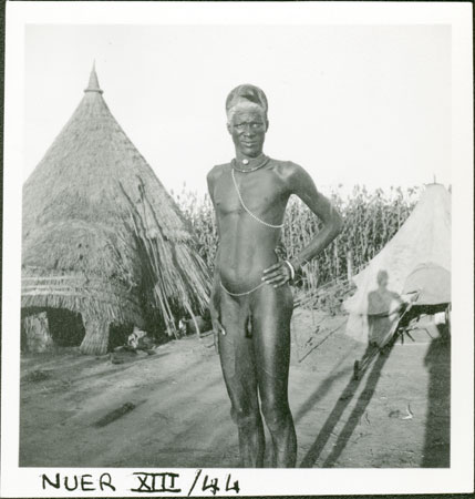 Portrait of a Nuer youth