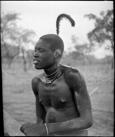 Portrait of a Mandari youth