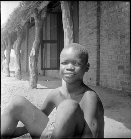 Portrait of a Nuer youth