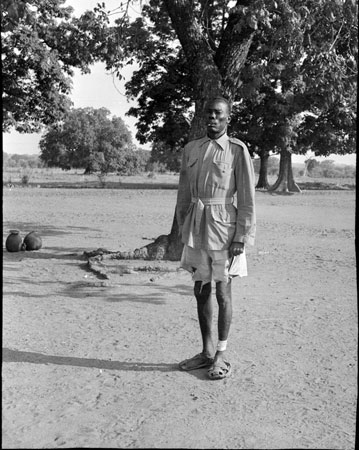 Portrait of Mandari man