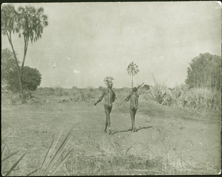 Mandari youths wearing beads