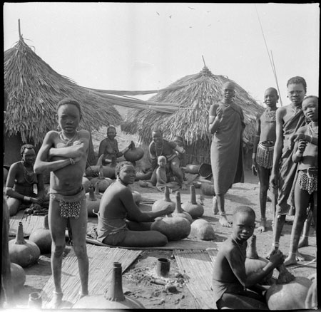 Mandari Kbora women in homestead