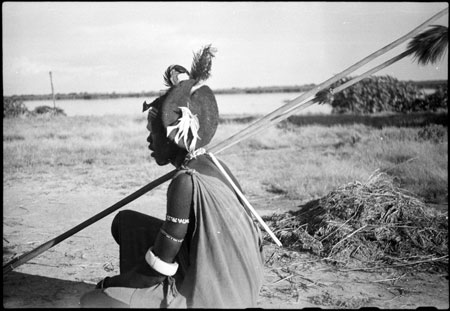 Portrait of a Shilluk youth