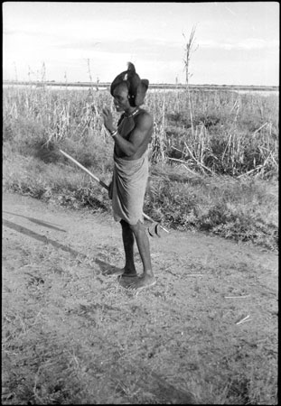 Portrait of a Shilluk youth