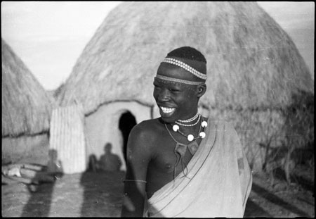 Portrait of a Shilluk youth